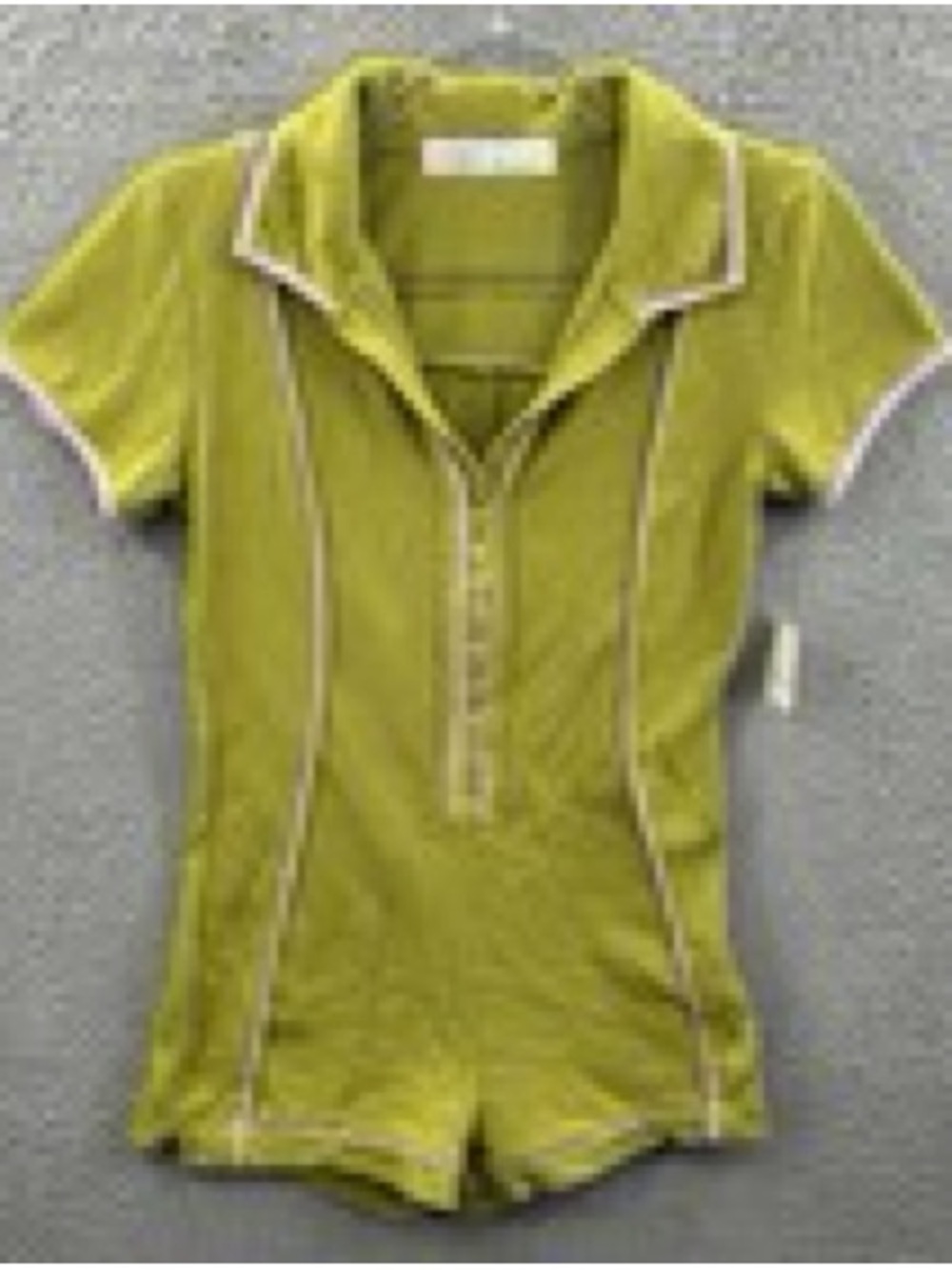 Women’s FP Short-Sleeve Polo Romper - Olive Green